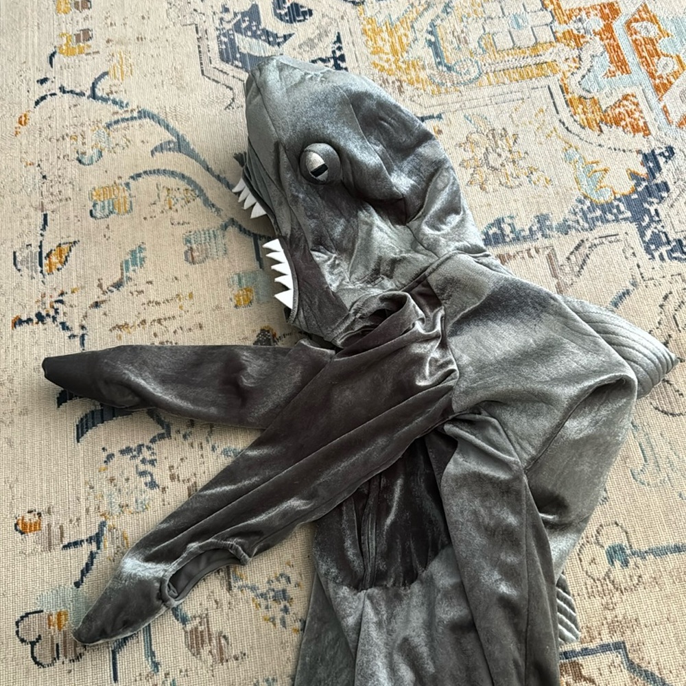 Shark costume 4T onesie